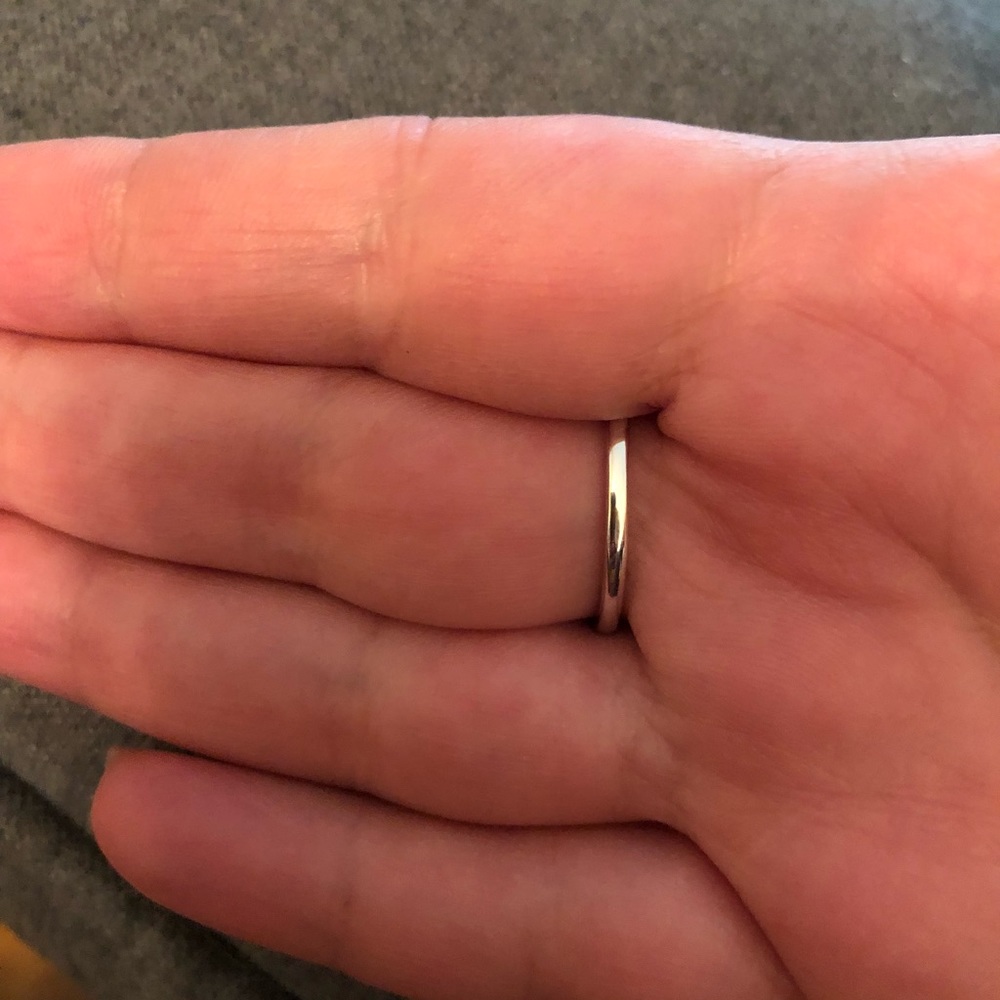 White sapphire ring - Picture 4 of 5
